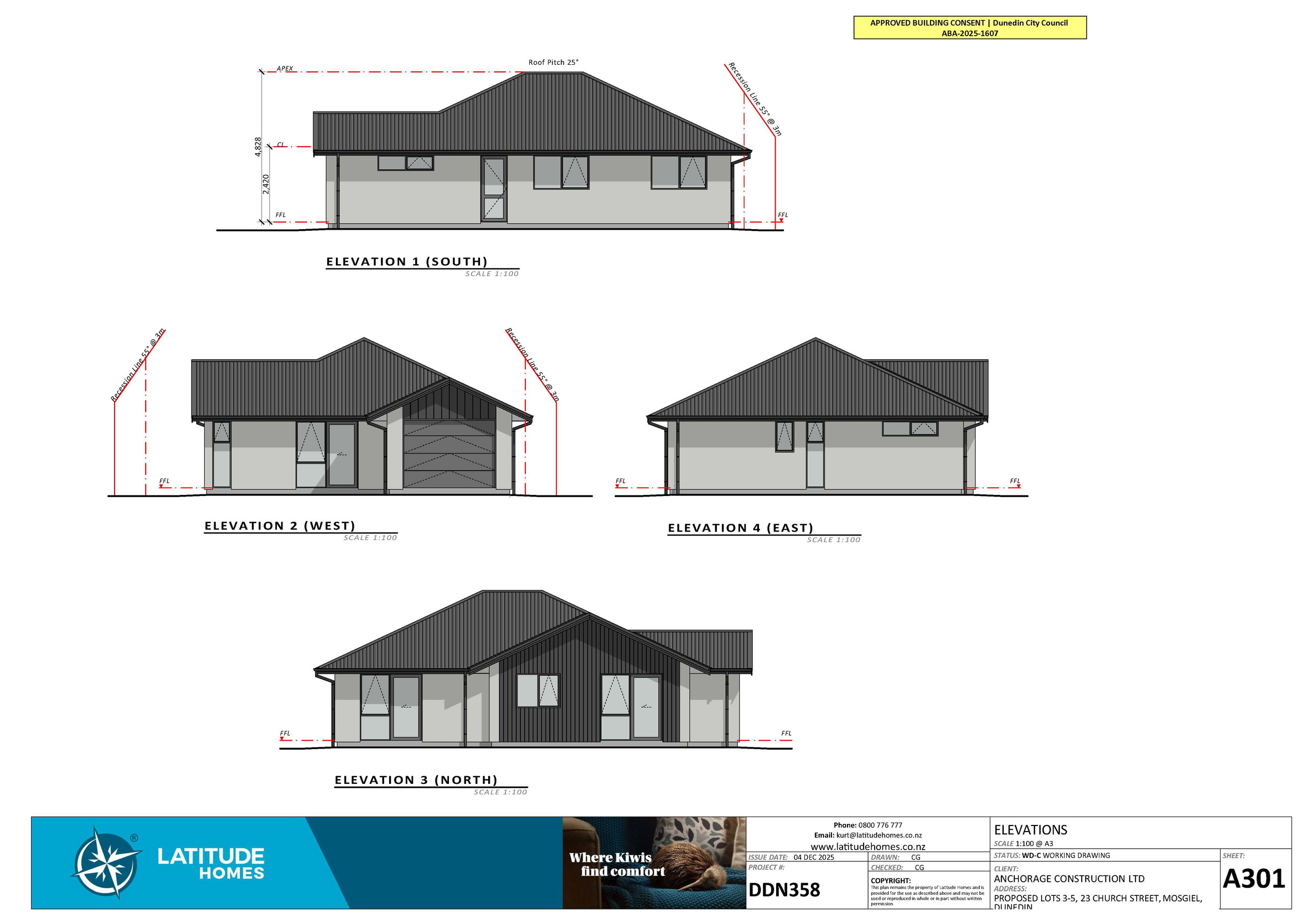 Modern Mosgiel Townhouse Living - 3 bedroom floor plan 3